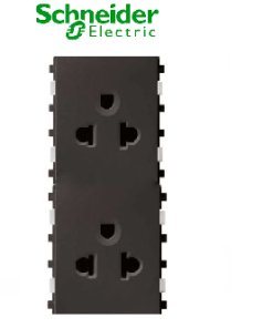 Ổ CẮM ĐÔI 3 CHẤU SIZE S 84426LUES2_BZ_G19