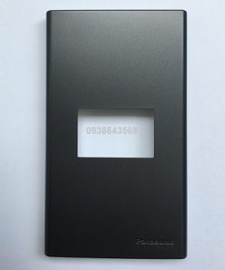 MẶT 1 THIẾT BỊ MÀU ĐEN ÁNH KIM WEV68010MB PANASONIC