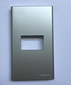 MẶT 1 THIẾT BỊ MÀU TRẮNG ÁNH KIM WEV68010MW PANASONIC