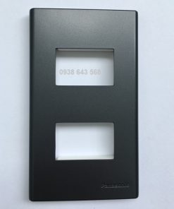 MẶT 2 THIẾT BỊ MÀU ĐEN ÁNH KIM WEV68020MB PANASONIC