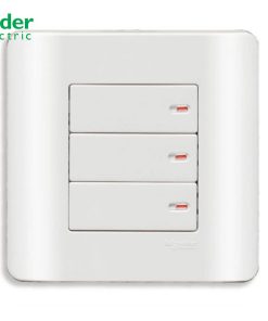 BỘ CÔNG TẮC BA 1 CHIỀU 16A SCHNEIDER MÀU TRẮNG- E8433_1_G19