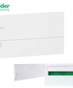 TỦ ĐIỆN NHỰA ÂM TƯỜNG 18 ĐƯỜNG SCHNEIDER (CỬA TRẮNG) - MIP22118