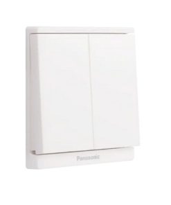 BỘ 2 CÔNG TẮC 2 CHIỀU MÀU TRẮNG MODERVA WMF504-VN