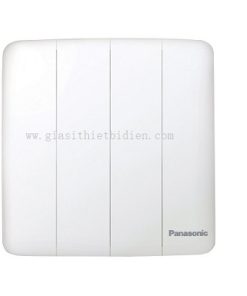 BỘ 4 CÔNG TẮC MINERVA 1 CHIỀU MÀU TRẮNG WMT507-VN