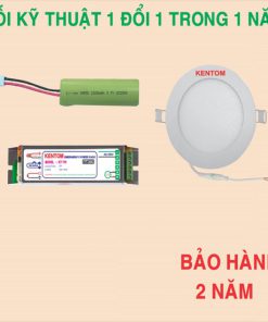 Đèn âm trần lưu điện Kentom 6W KT770