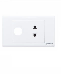 Ổ cắm đơn 2 chấu với 1 lỗ Sino S18UX