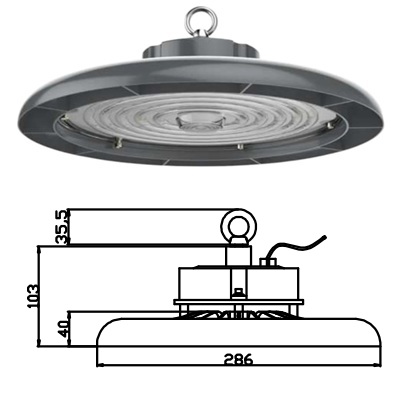Đèn nhà xưởng 150W Osram / LDPFM HB 150W 865 WVHE