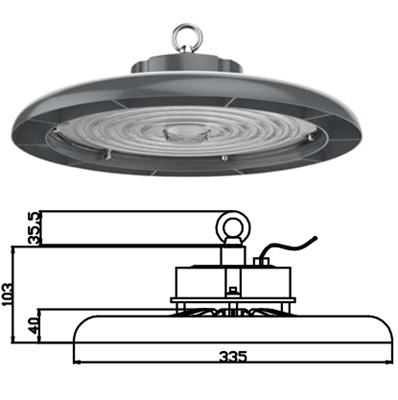 Đèn nhà xưởng 200W Osram / LDPFM HB 200W 865 WVHE