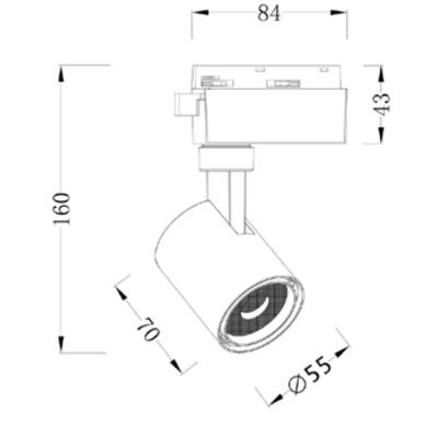 Đèn thanh ray đổi màu 7W OSRAM