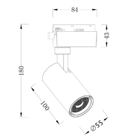 Đèn thanh ray CRI90 12W OSRAM