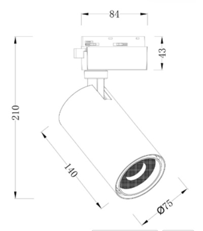 Đèn thanh ray CRI90 30W OSRAM